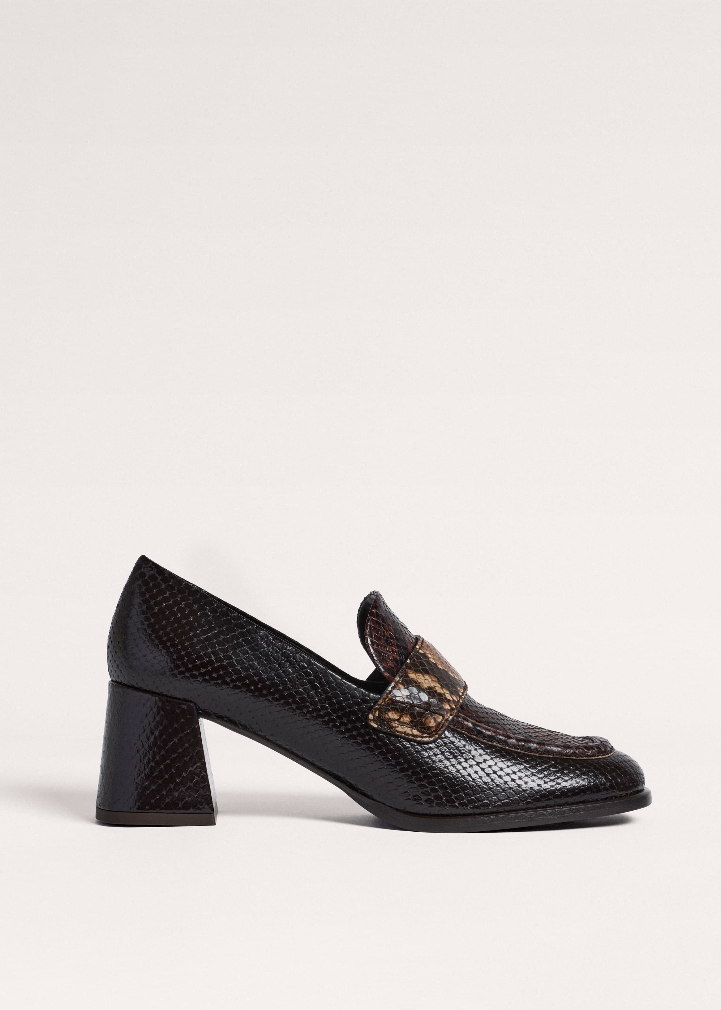 Block Heel Loafer