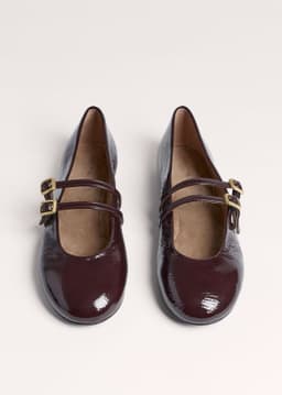 ME+EM Round Ballet Flat | Port Brown | Image 2