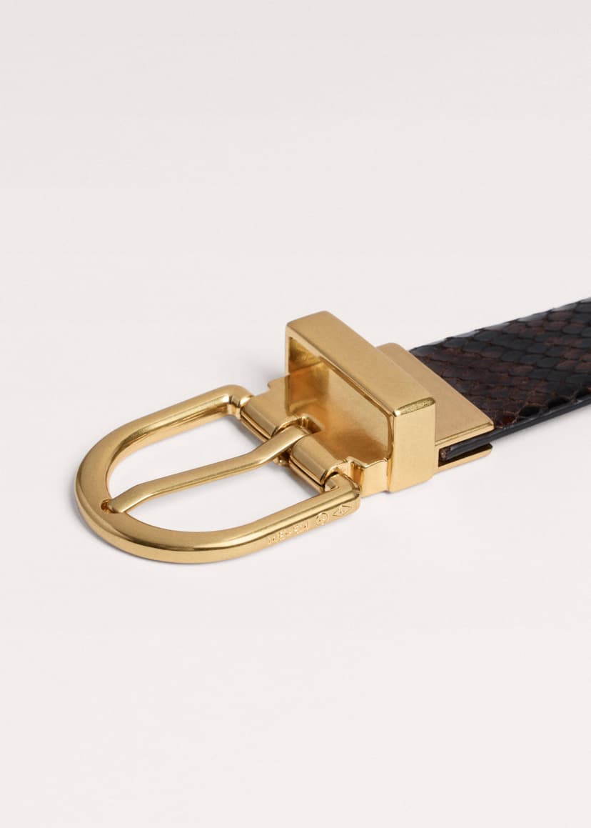 ME+EM Reversible Belt | Chocolate/Black | Image 4