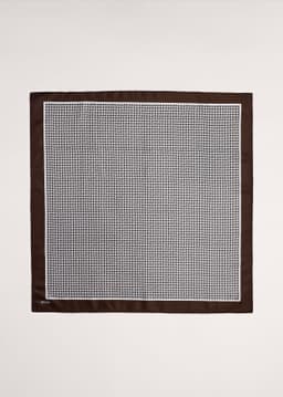 ME+EM Reversible Scarf | Chambray Blue/Dark Cocoa | Image 6
