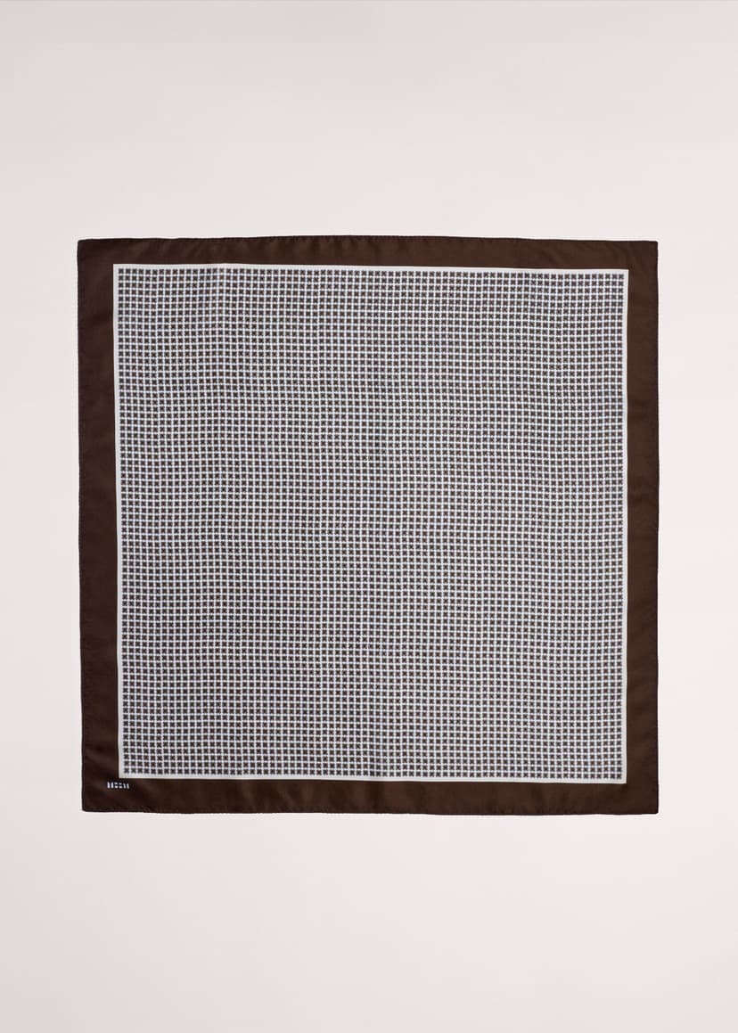 ME+EM Reversible Scarf | Chambray Blue/Dark Cocoa | Image 6