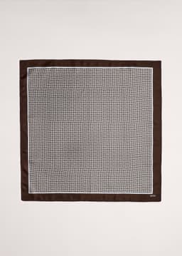 ME+EM Reversible Scarf | Chambray Blue/Dark Cocoa | Image 1
