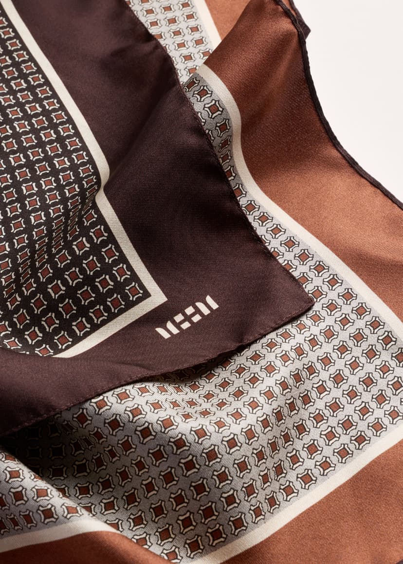 ME+EM Reversible Scarf | Chocolate Multi | Image 3