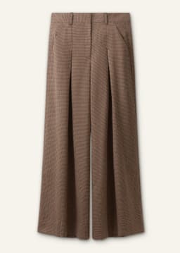 ME+EM Heritage Very Wide Pant | Pecan Brown Multi | Image 7