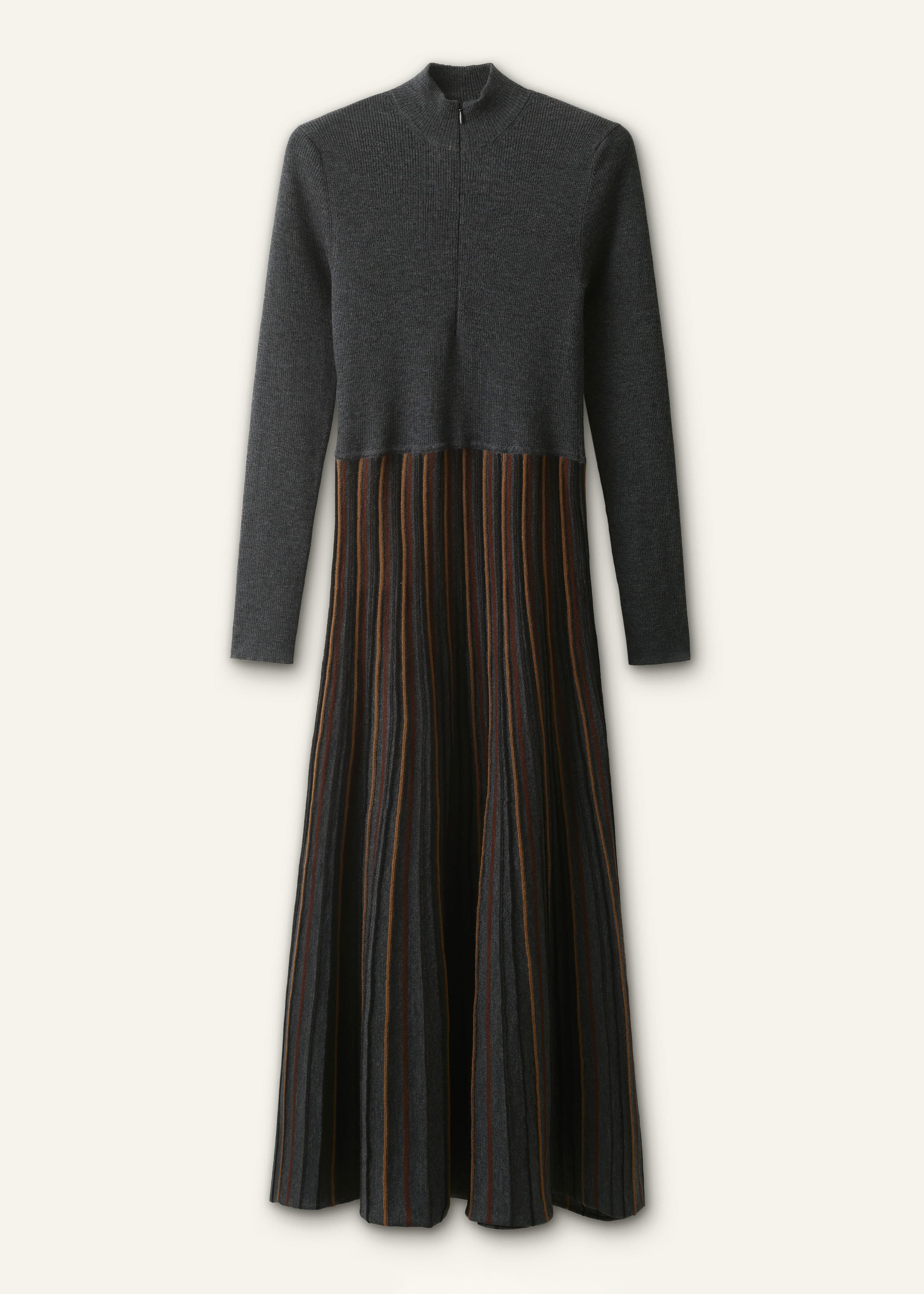 ME+EM Elongator Knit Maxi Dress | Charcoal Multi | Image 7