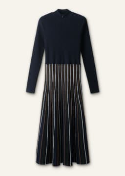 ME+EM Elongator Knit Maxi Dress | Navy Multi | Image 6