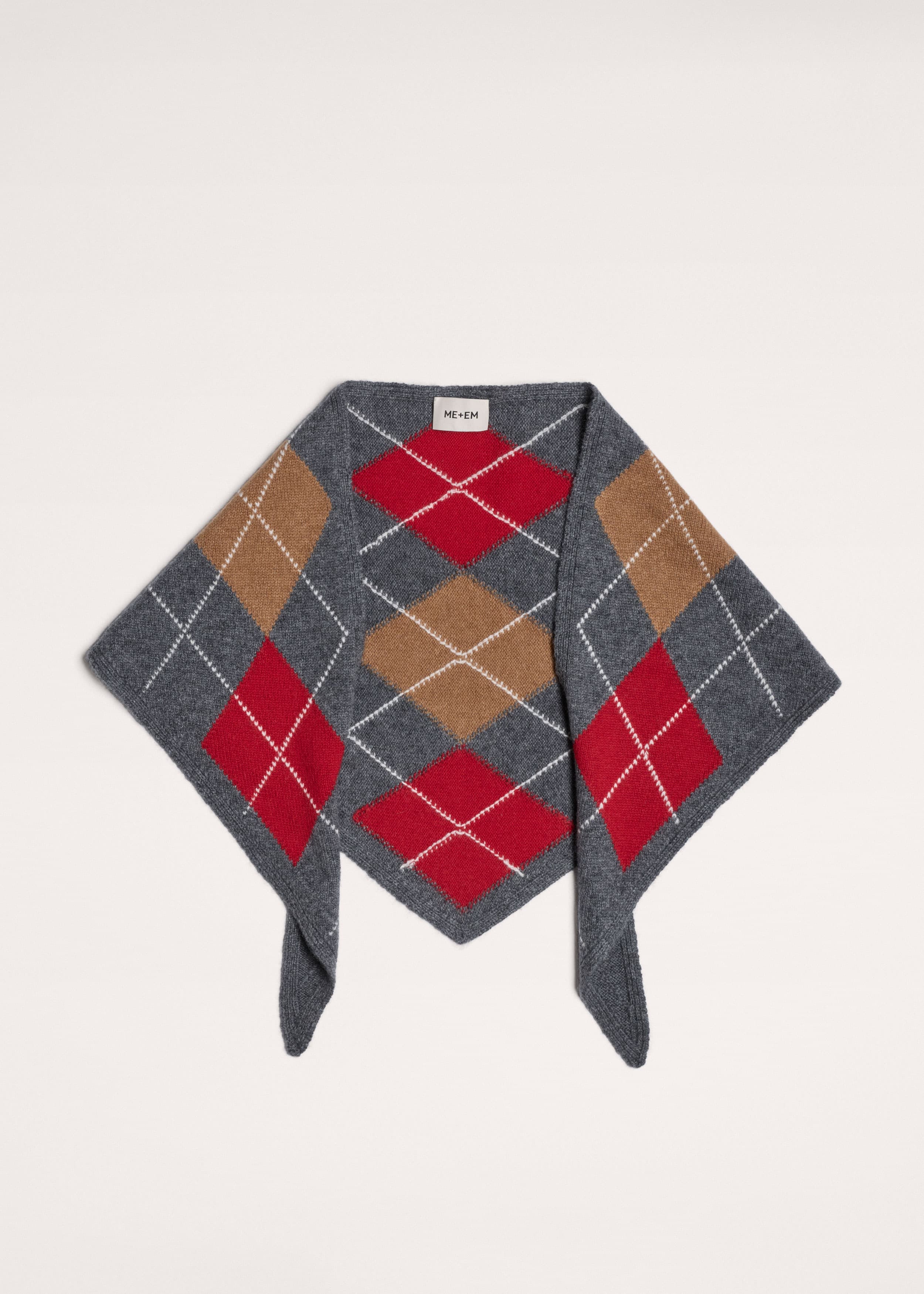 Triangle Argyle Scarf