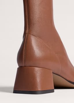 ME+EM Stretch Knee-High Boot | Tan | Image 4