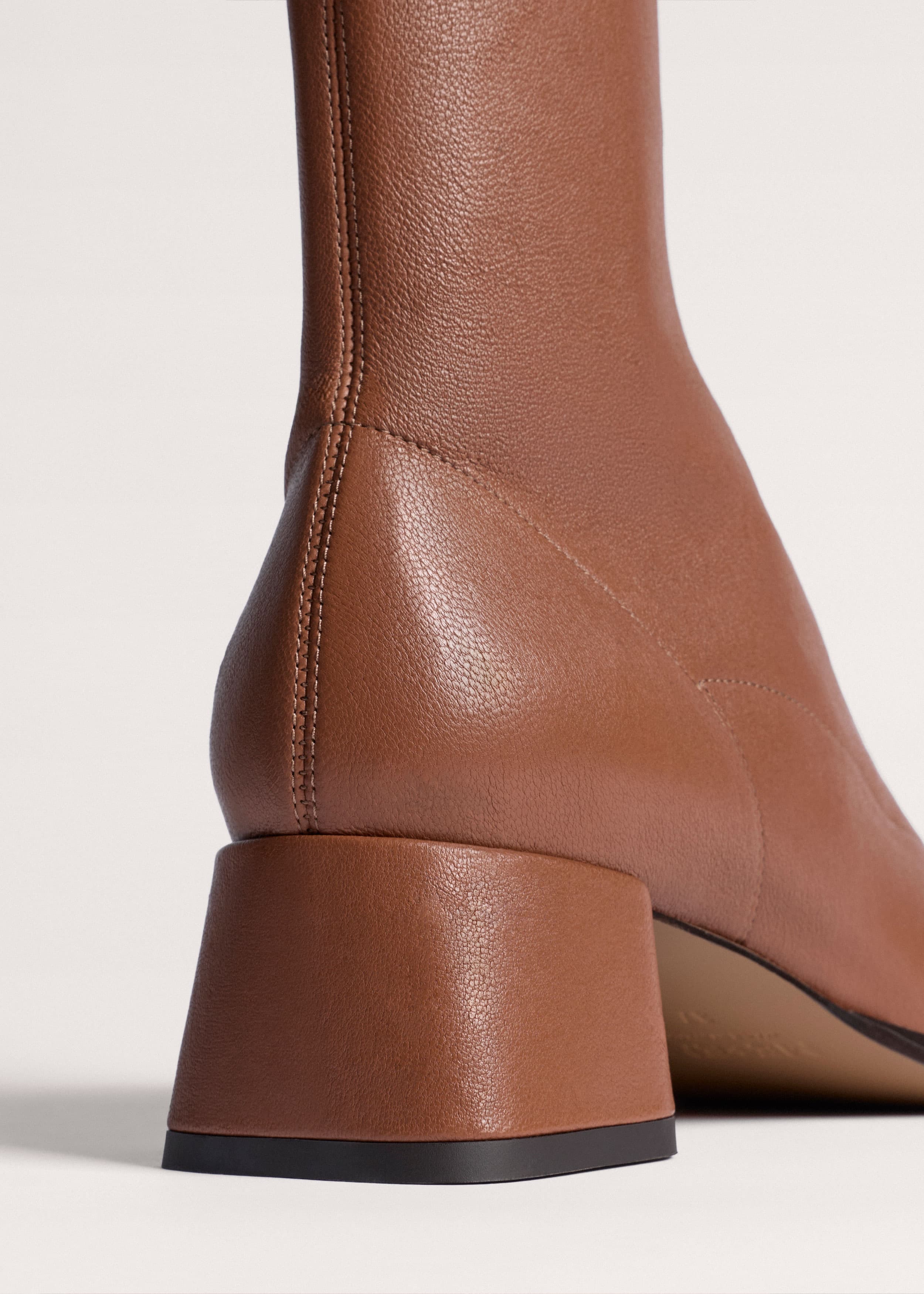 ME+EM Stretch Knee-High Boot | Tan | Image 4