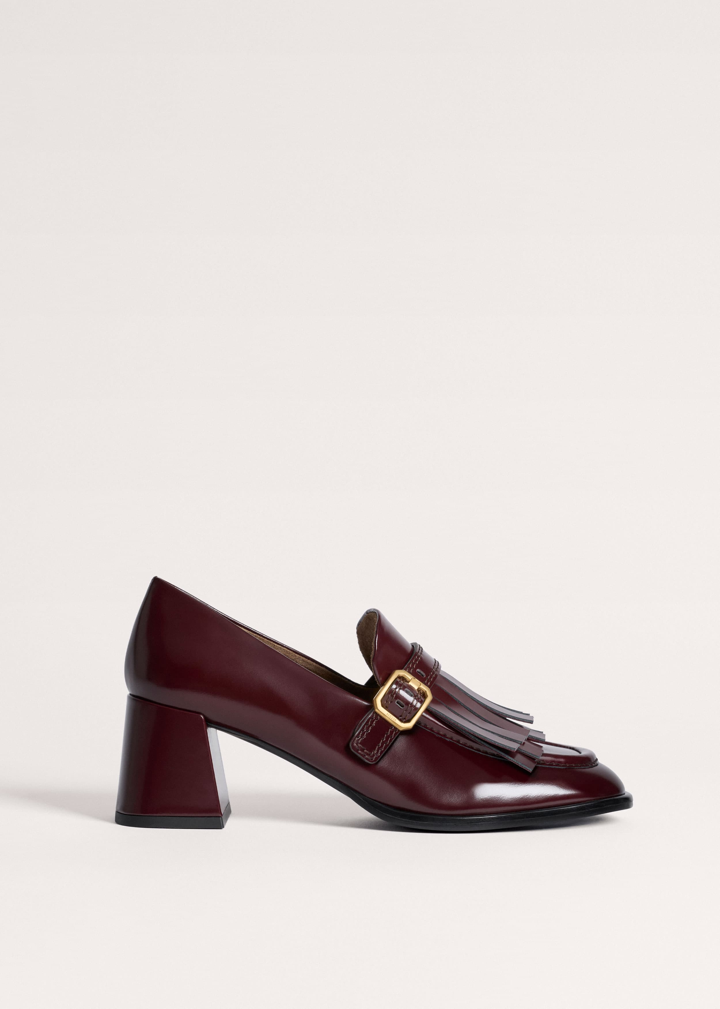 Block Heel Loafer