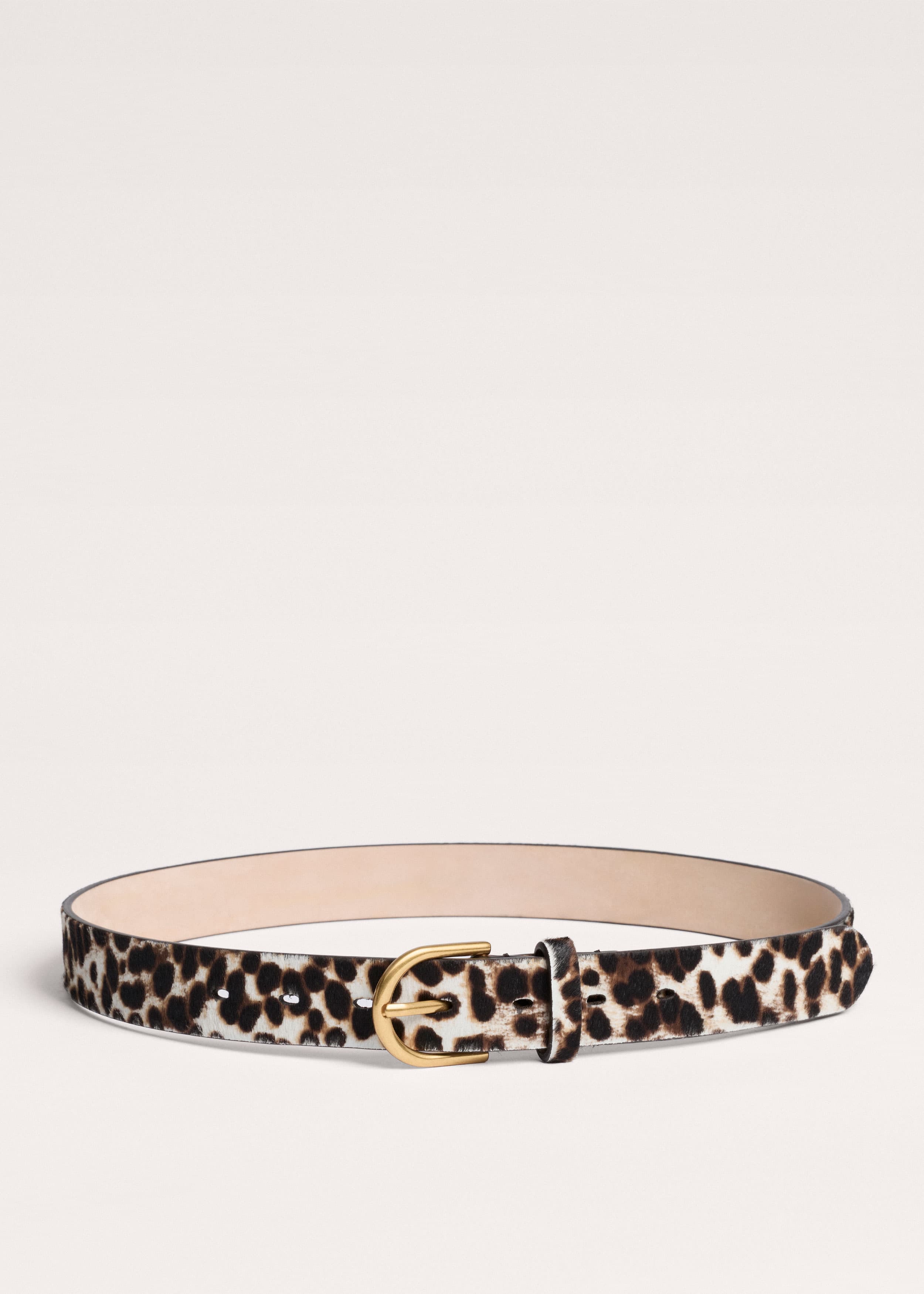 Leopard Print Belt