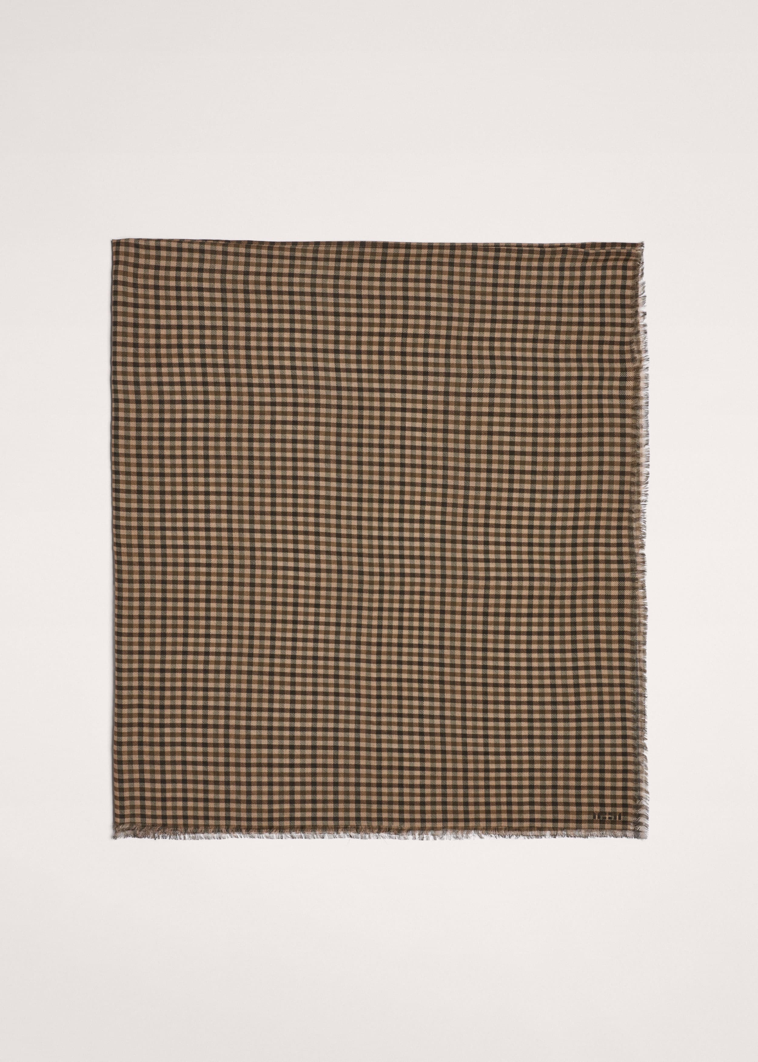 Large Check Scarf