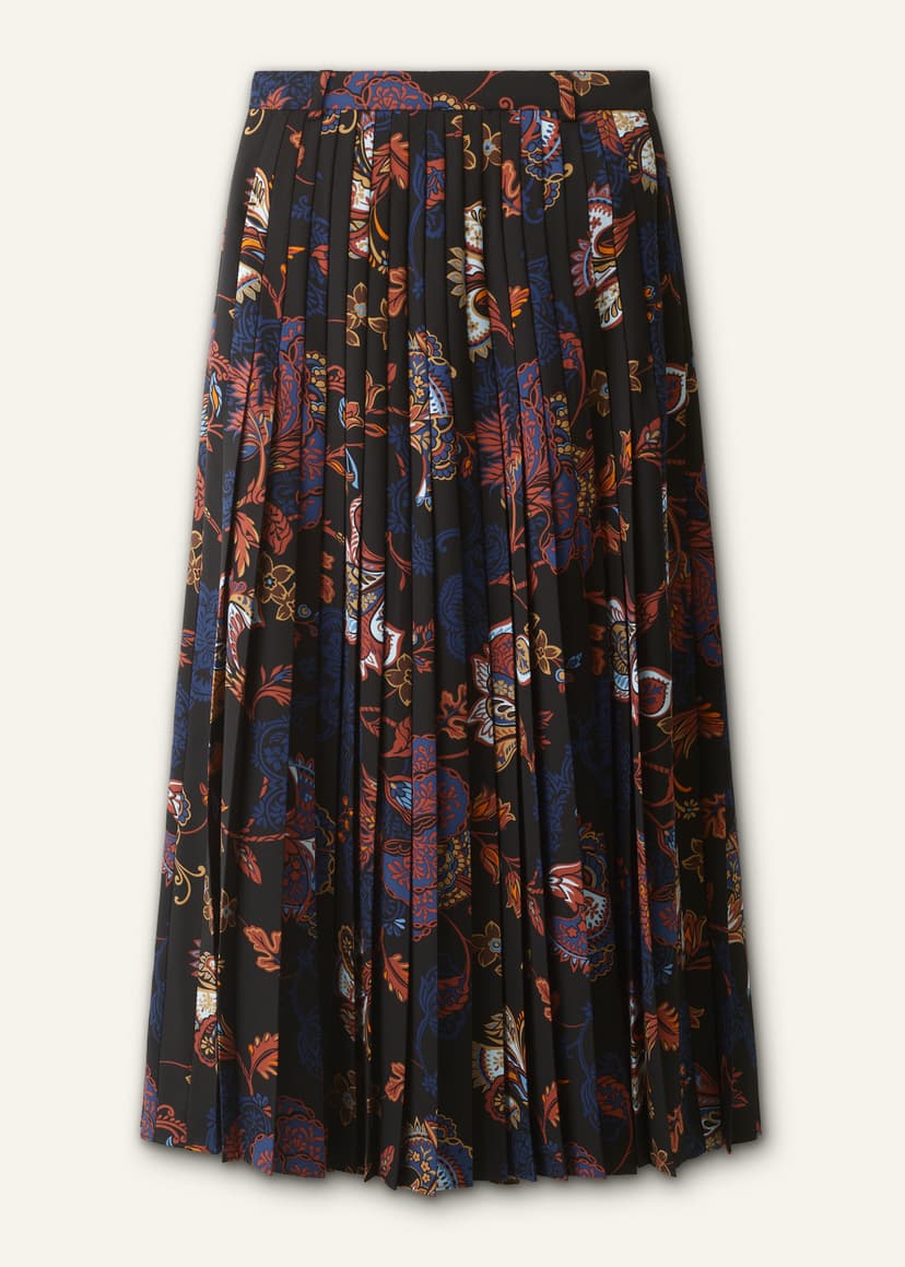 ME+EM Slit Full-Length Skirt | Black Multi | Image 6