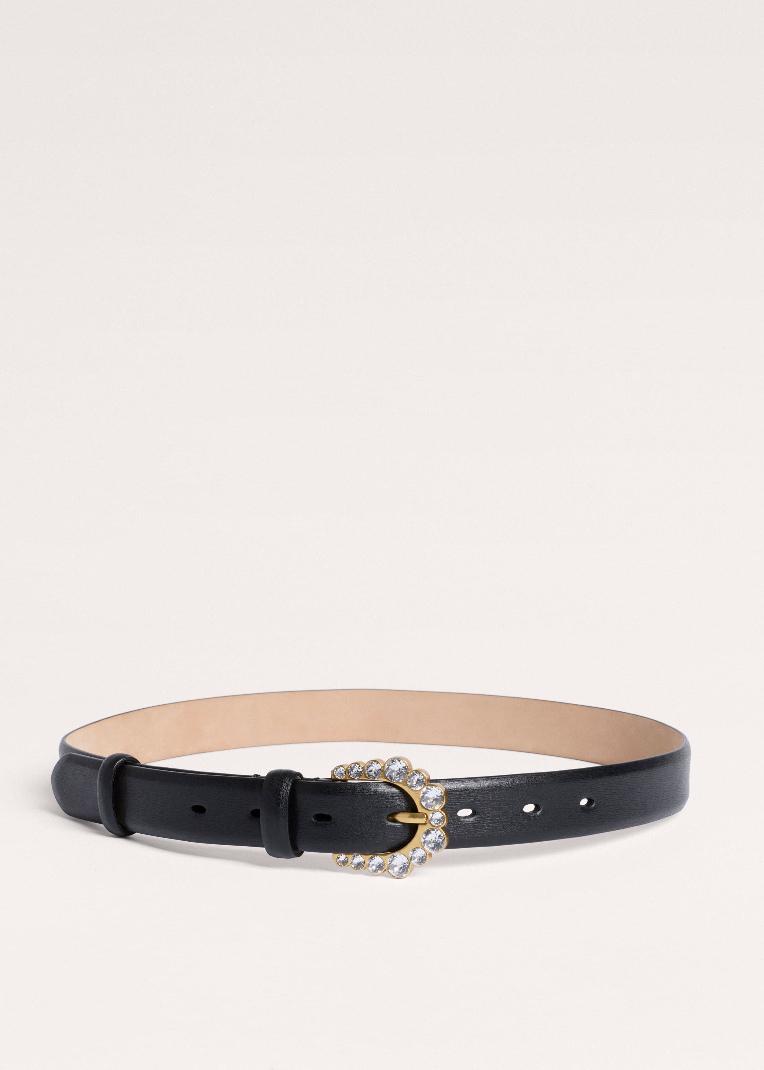 Crystal Buckle Belt