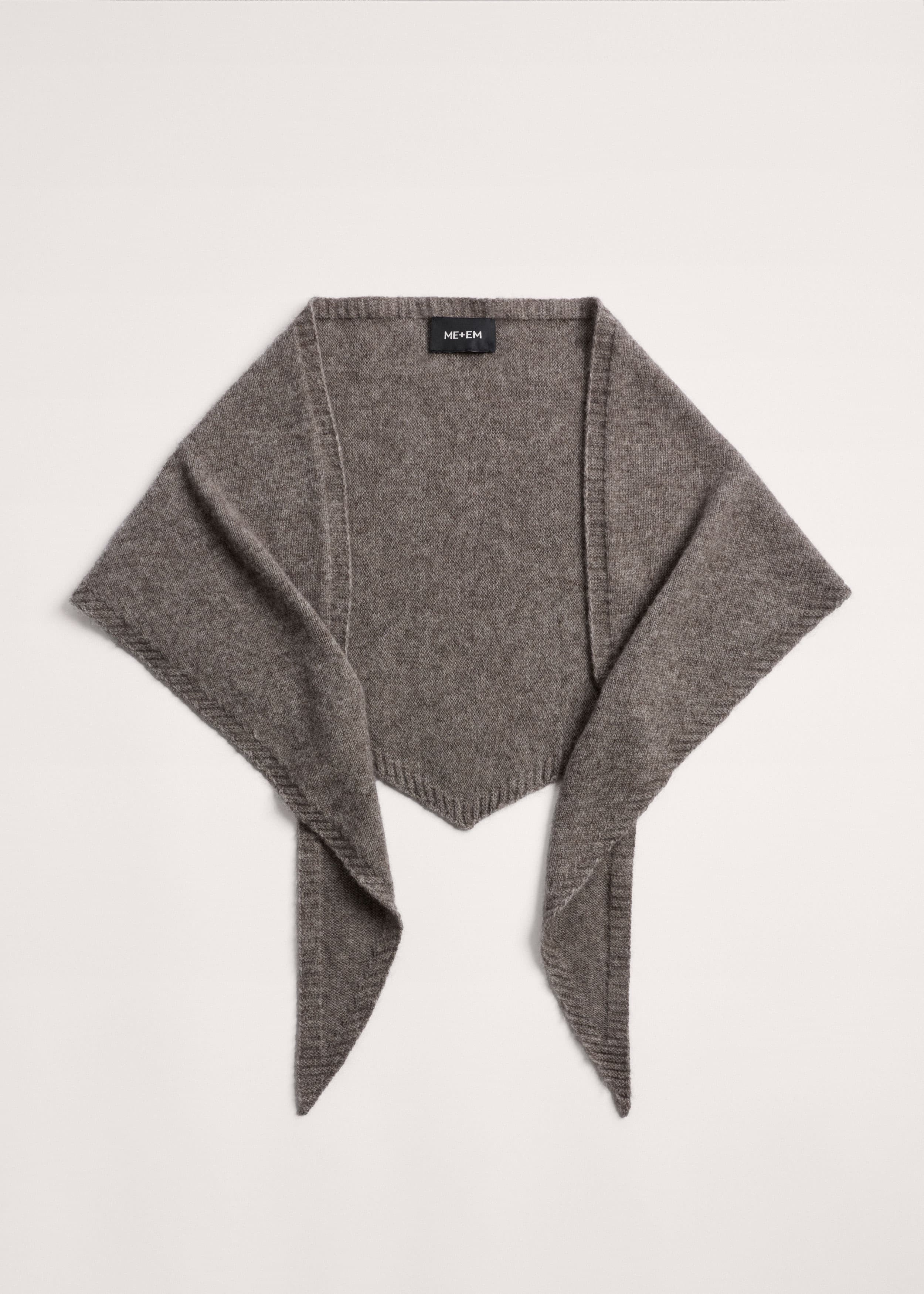 Triangle Knit Scarf