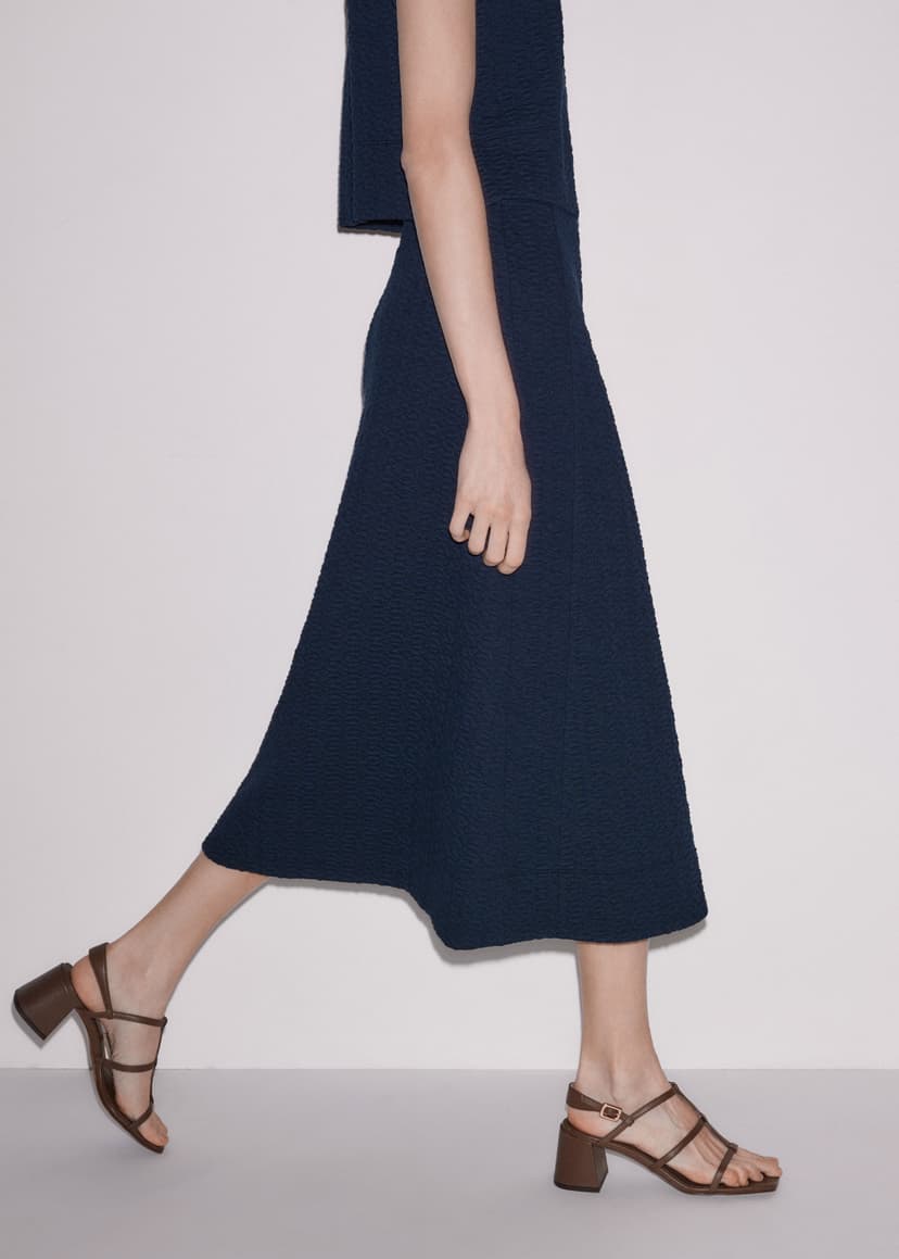 ME+EM Midi Skirt Co-ord | Navy | Image 4