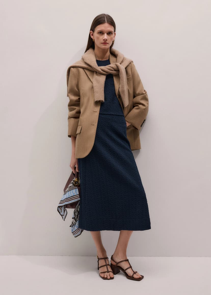 ME+EM Midi Skirt Co-ord | Navy | Image 5