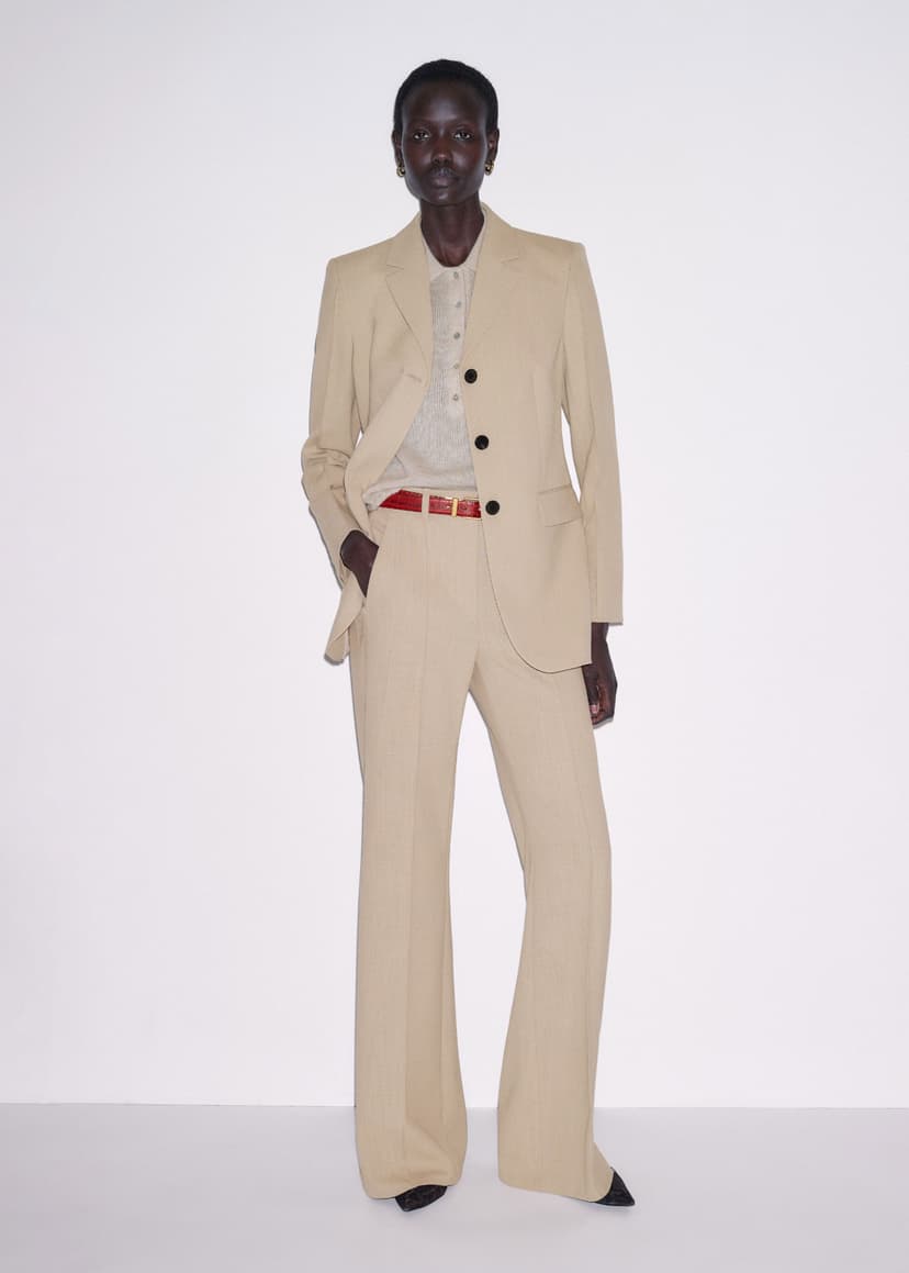 ME+EM Slim Contour Suit | Sand | Image 4