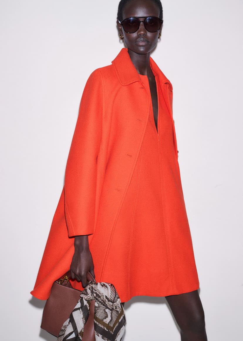ME+EM Swing Mini Dress Co-ord | Tangerine Orange | Image 1