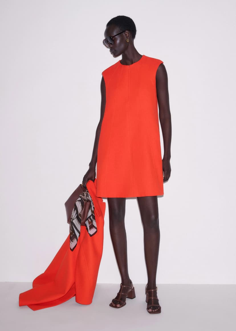 ME+EM Swing Mini Dress Co-ord | Tangerine Orange | Image 2