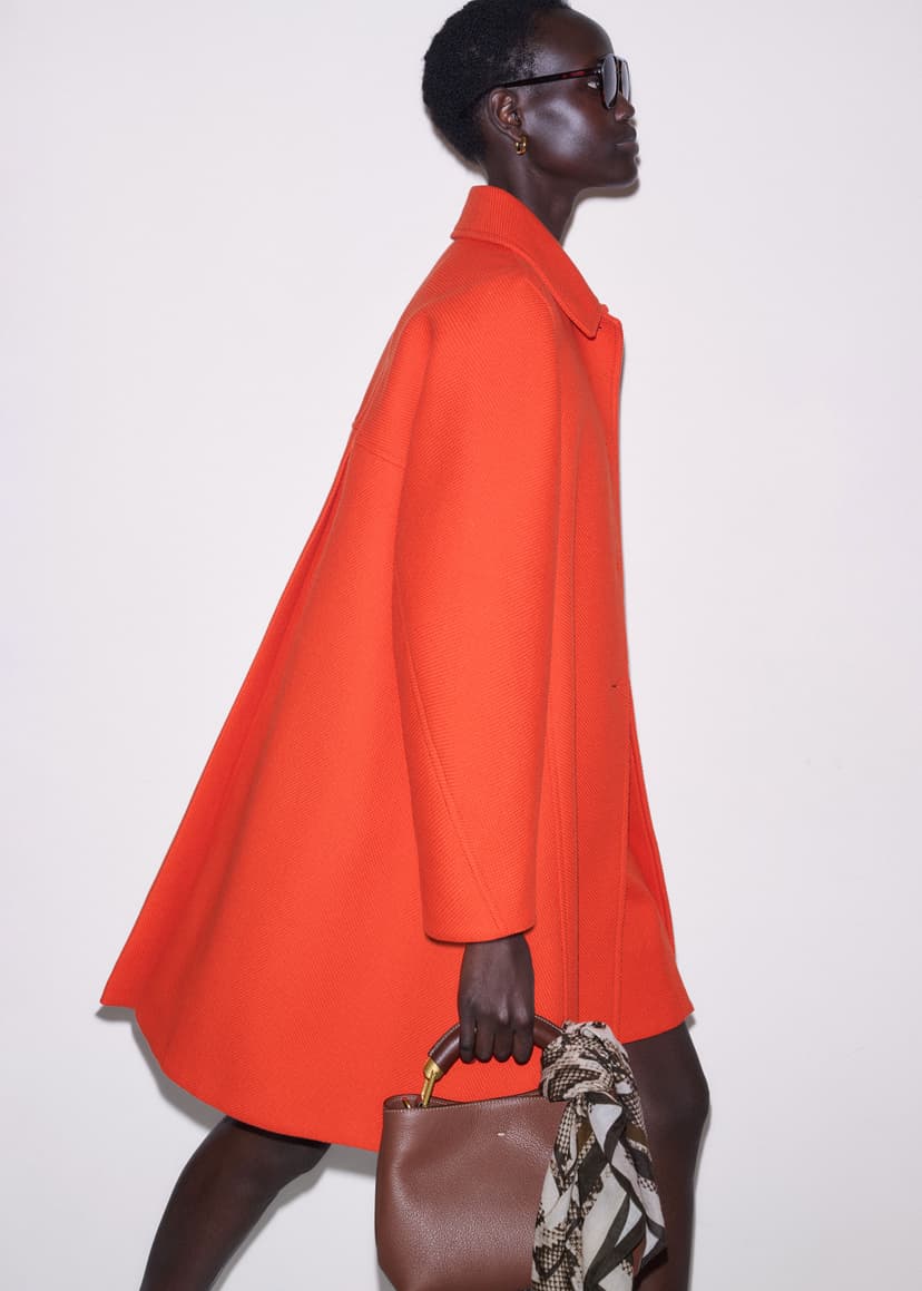 ME+EM Swing Mini Dress Co-ord | Tangerine Orange | Image 3
