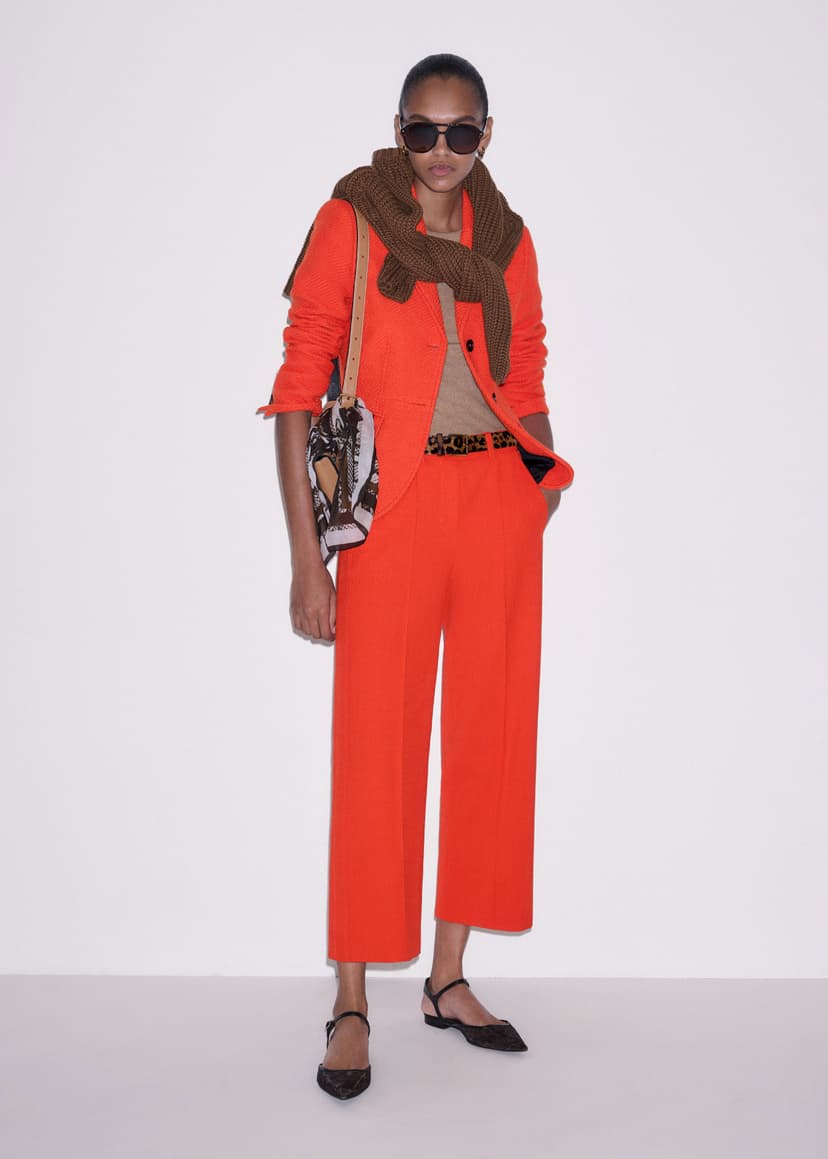 ME+EM Soft Sculpt Suit | Tangerine Orange | Image 3