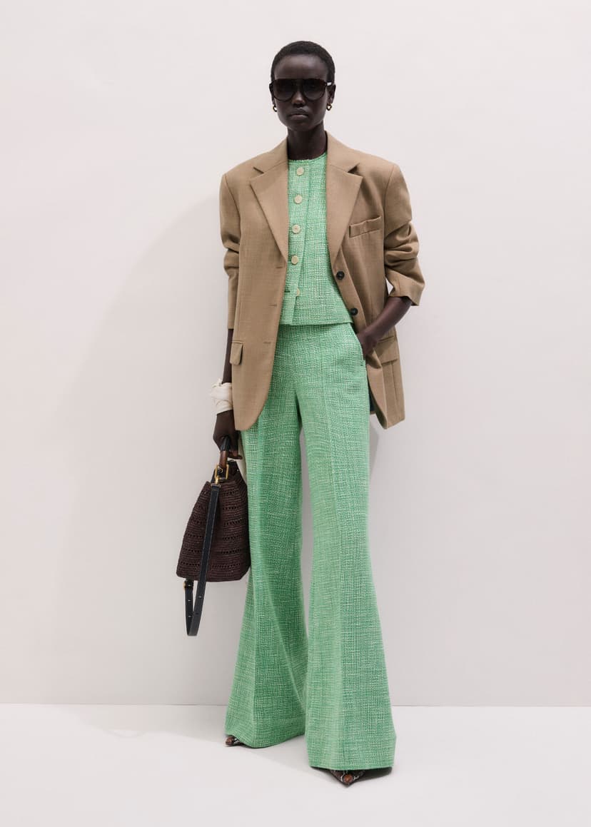 ME+EM Shell Top Co-ord | Orchard Green | Image 3