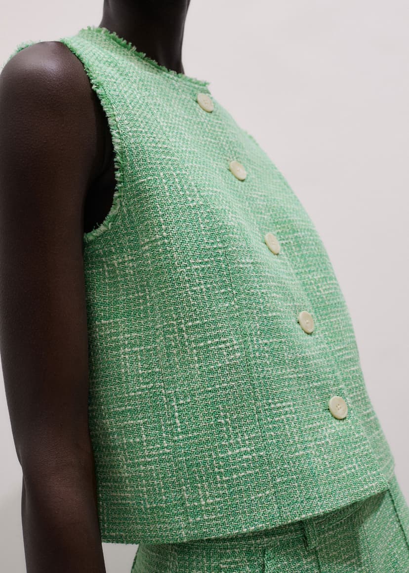 ME+EM Shell Top Co-ord | Orchard Green | Image 2