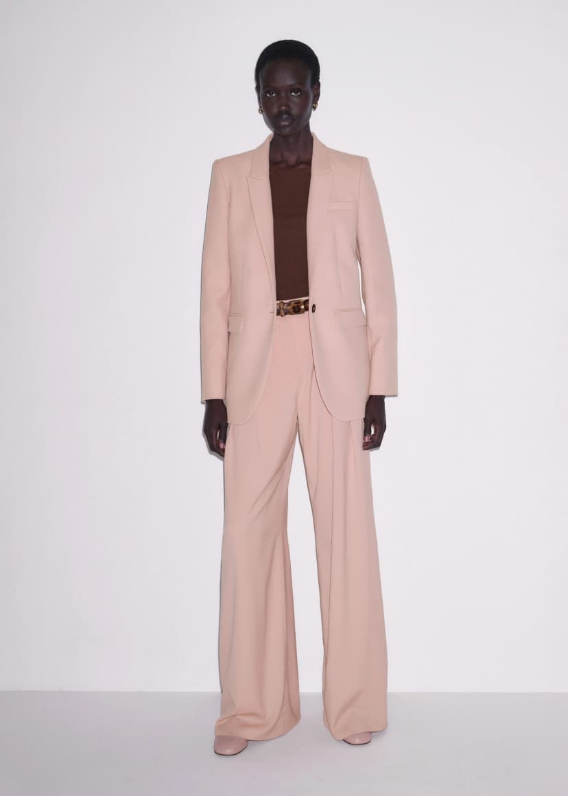 ME+EM Sharp Shoulder Suit | Blush Pink | Image 1