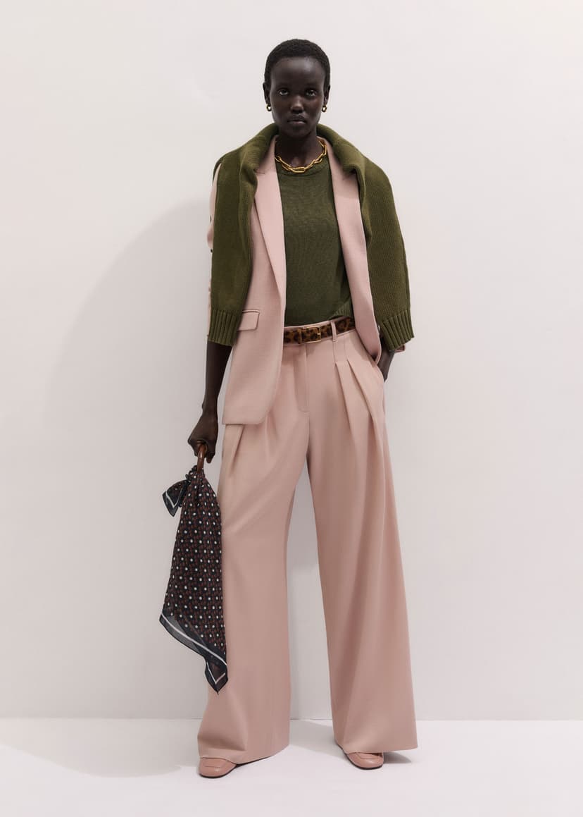 ME+EM Sharp Shoulder Suit | Blush Pink | Image 3
