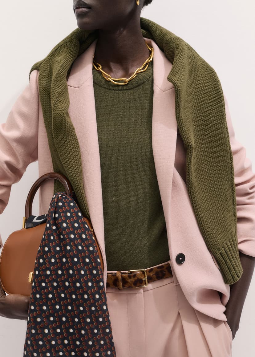 ME+EM Sharp Shoulder Suit | Blush Pink | Image 2