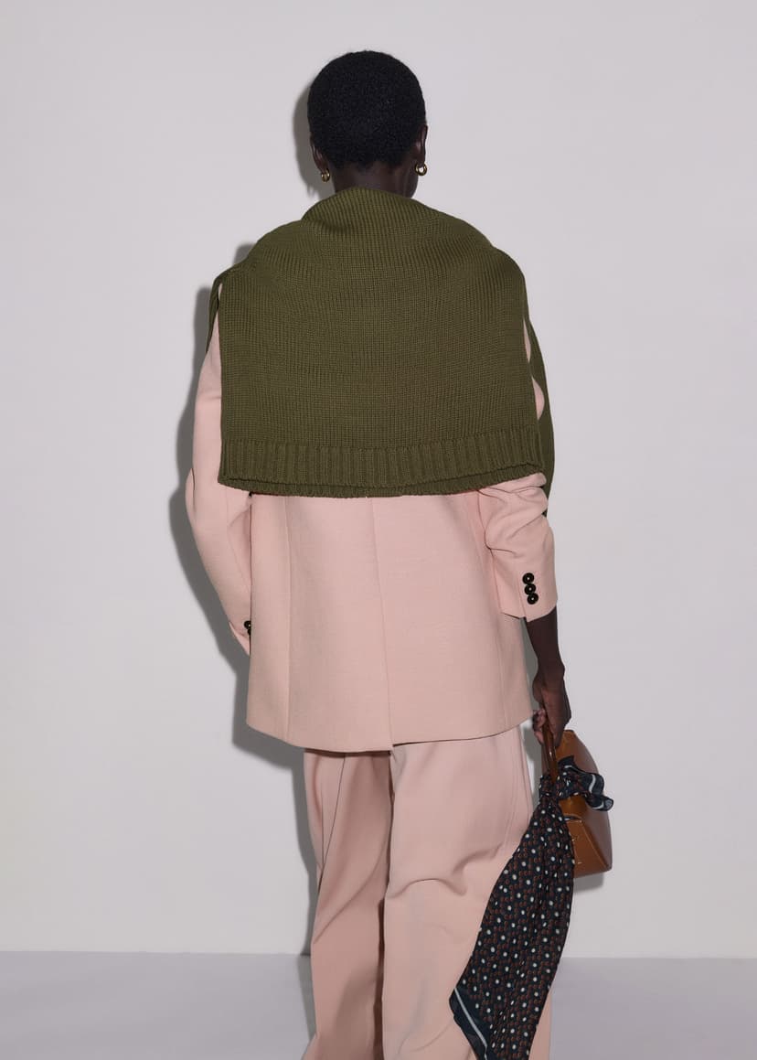 ME+EM Sharp Shoulder Suit | Blush Pink | Image 4