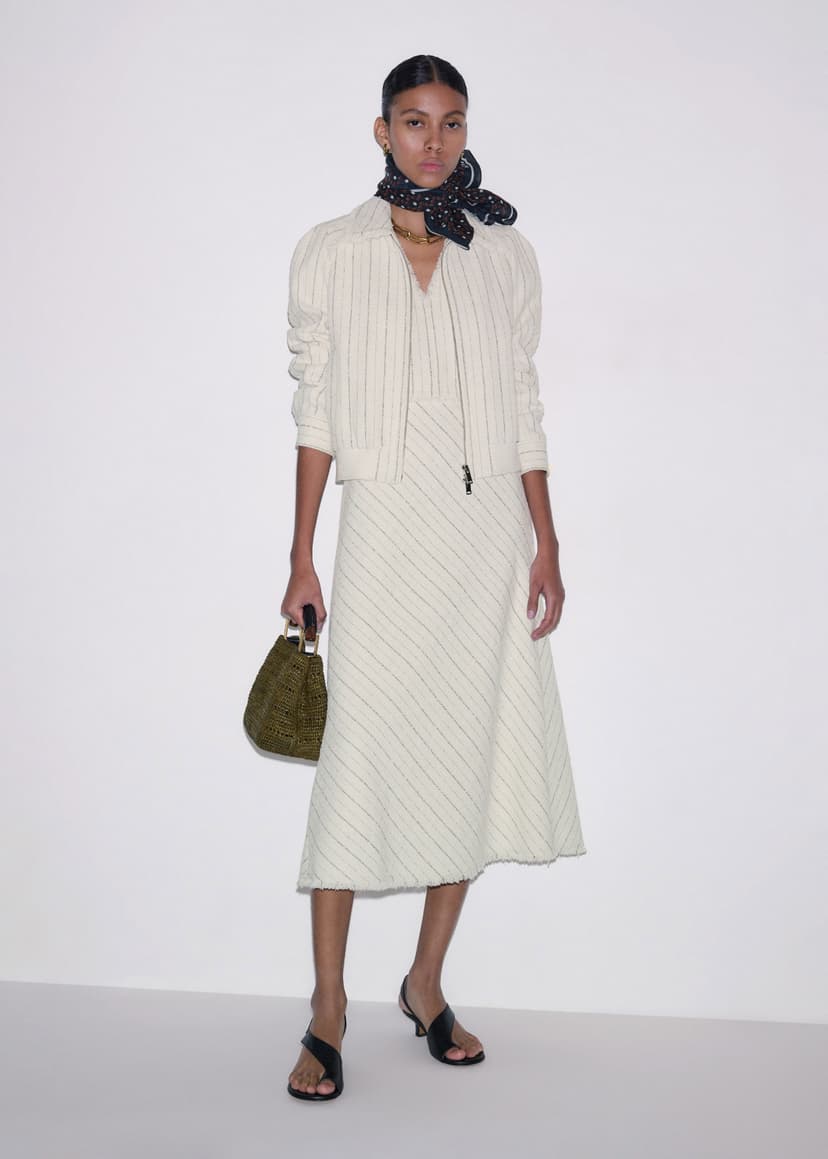 ME+EM Stripe Summer Co-ord | Ivory | Image 3