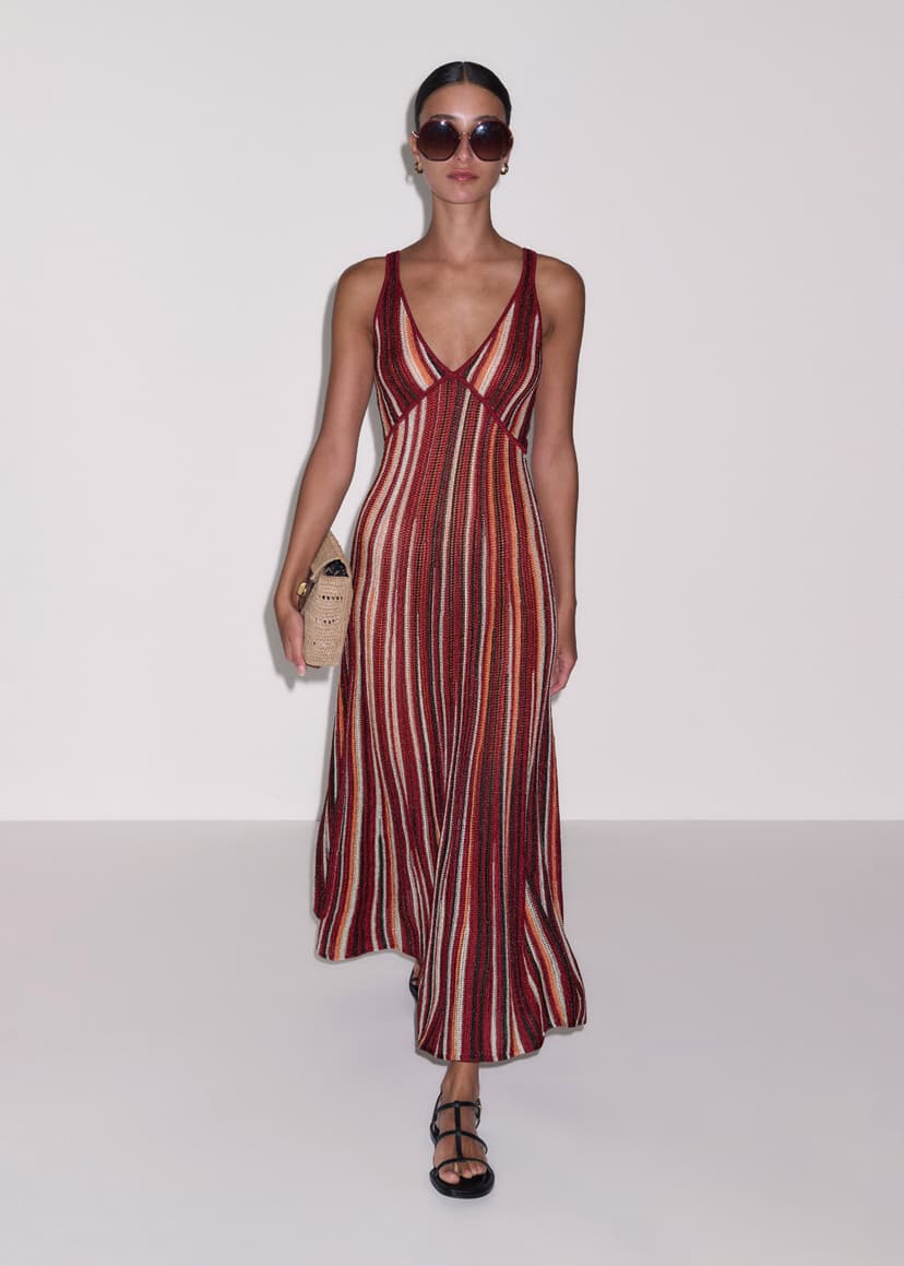 ME+EM Metallic Stripe Set | Cinnamon Multi | Image 4