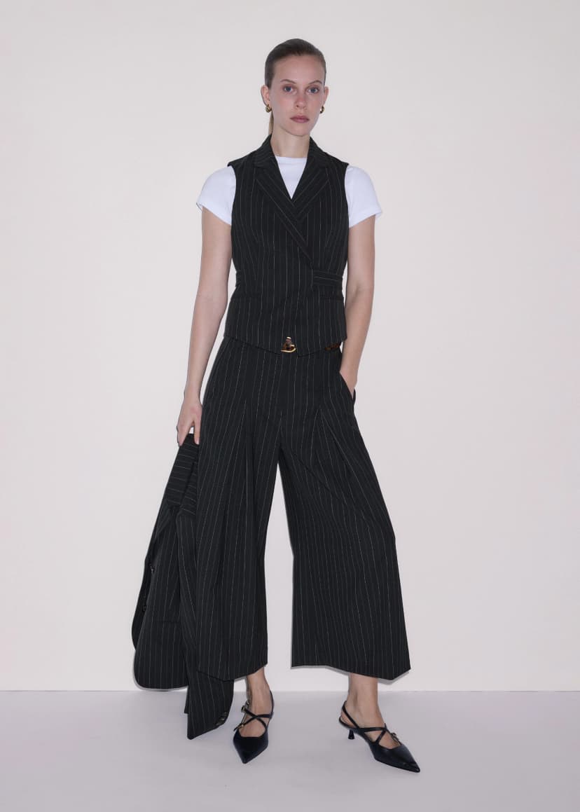 ME+EM Icon Short Blazer Suit | Black | Image 3