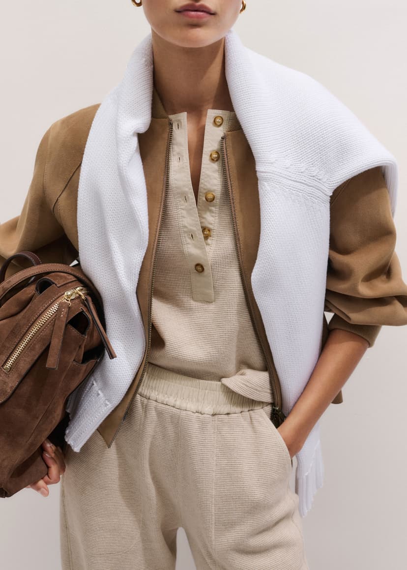 ME+EM Relaxed Track Pant Co-ord | Oatmeal | Image 2