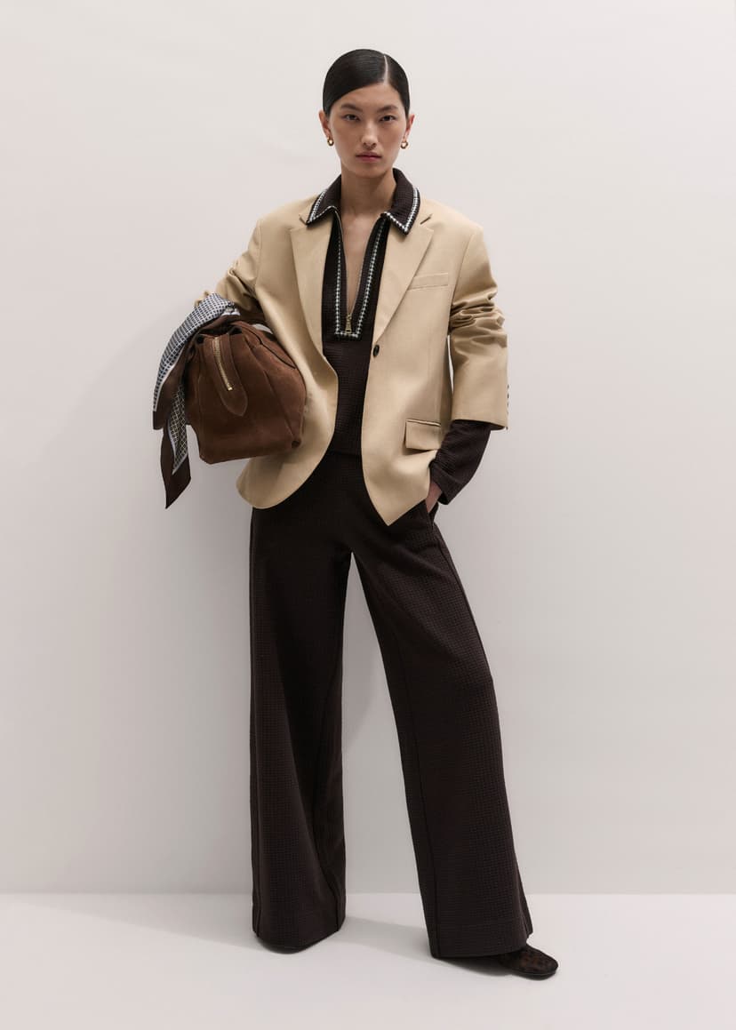 ME+EM Swing Top + Track Pant Co-ord | Cocoa Brown | Image 3