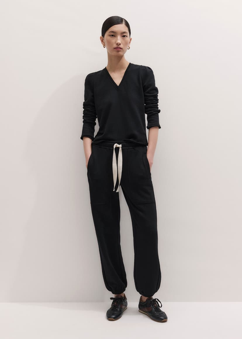 ME+EM Sweatshirt + Track Pant Co-ord | Black | Image 1