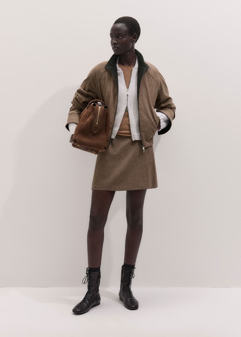 ME+EM The Heritage Suit | Pecan Brown Multi | Image 2